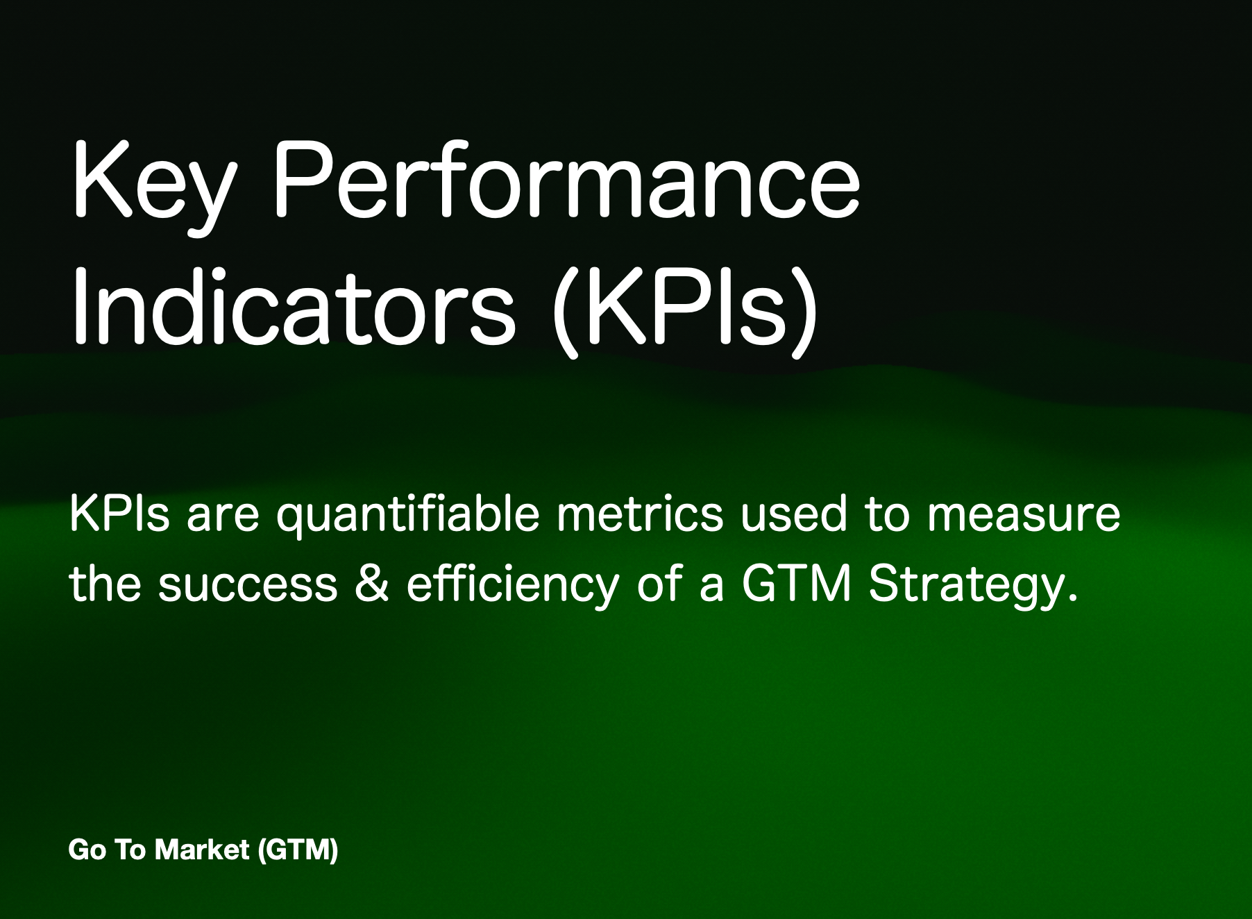 KPIs