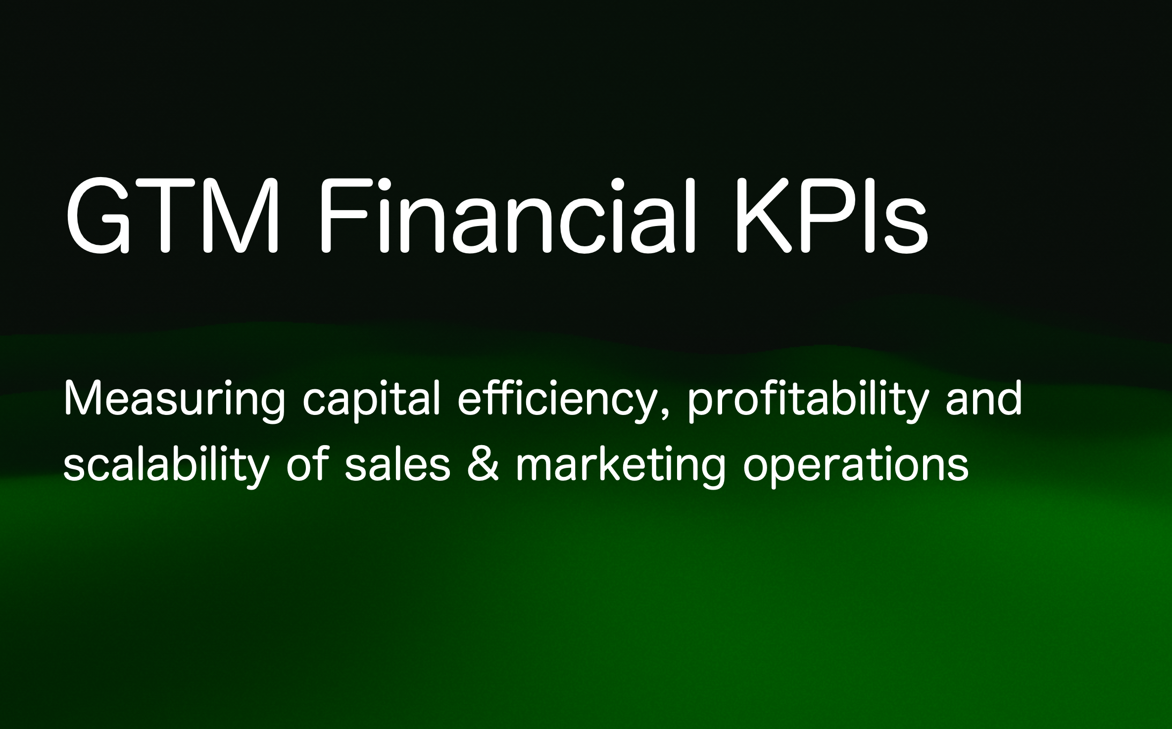 Financial KPIs